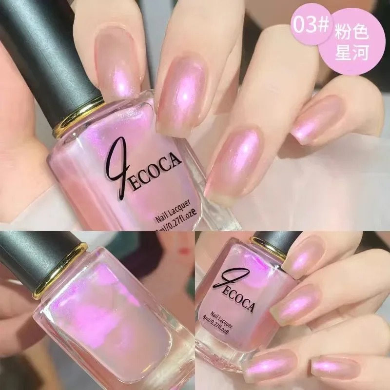 Laser Glitter Nail Polish Rain - Cucumber Cooling Gel review and price