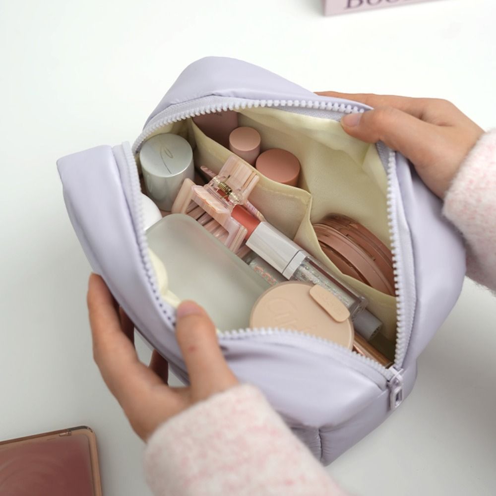 Portable Down Puffy Makeup Bag - Skincare D'Alba review and price