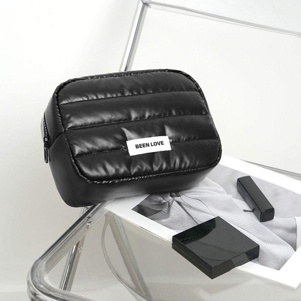 Portable Down Puffy Makeup Bag - Skincare D'Alba review and price