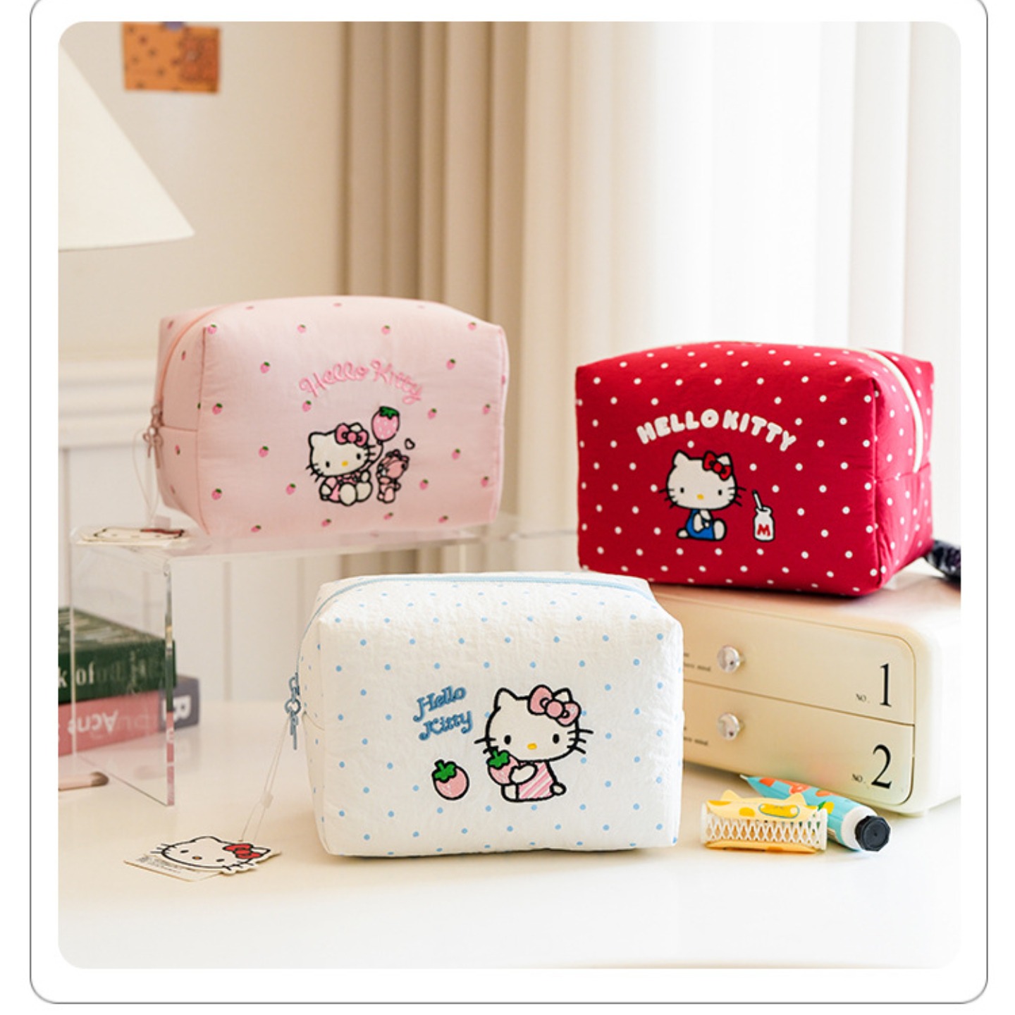Strawberry Milk Cartoon Hello  - Skincare D'Alba review and price