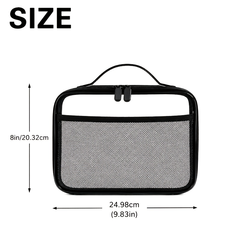 Clear Cosmetic Bag Transparent - Skincare D'Alba review and price