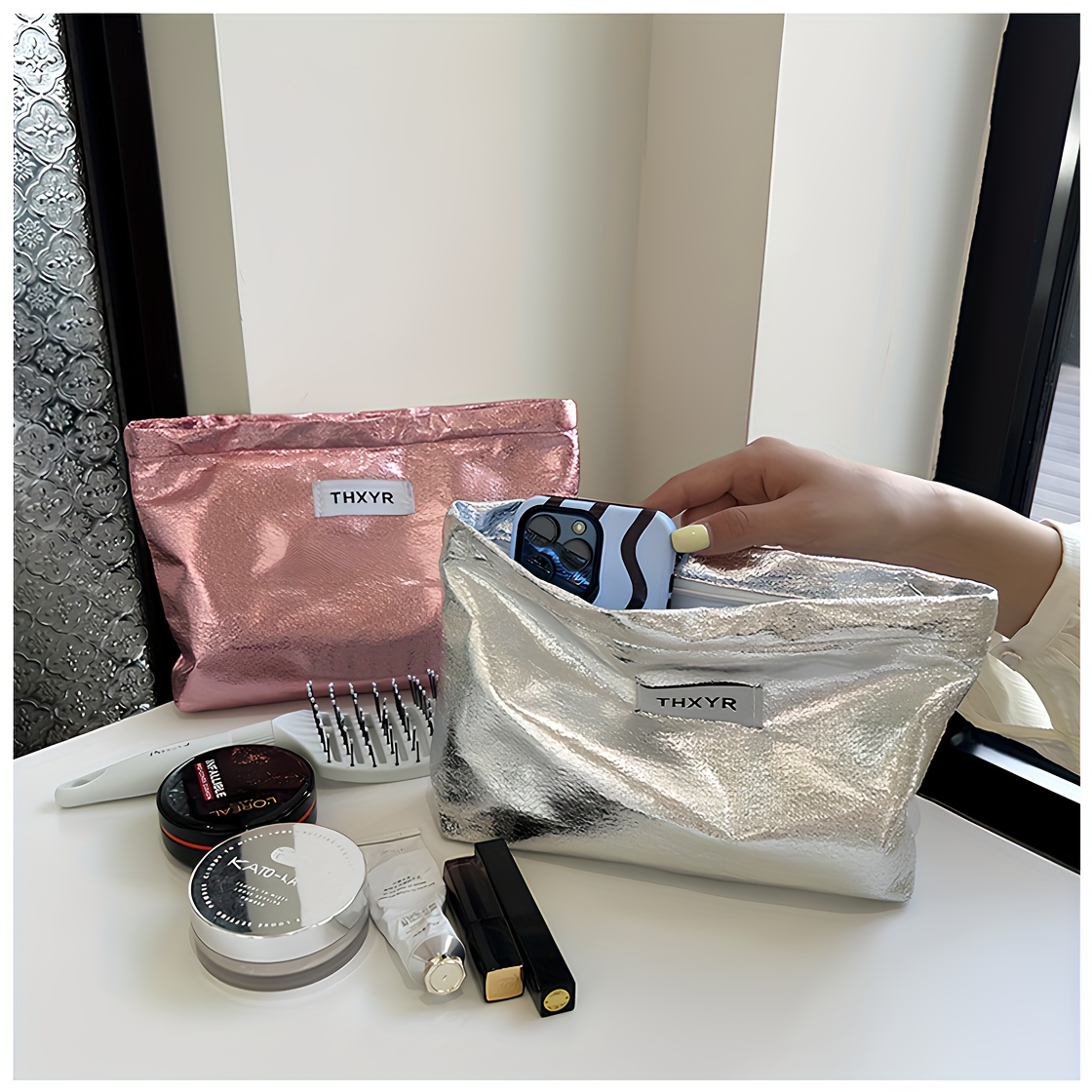 Large-Capacity Makeup Bag, Tre - Skincare D'Alba review and price