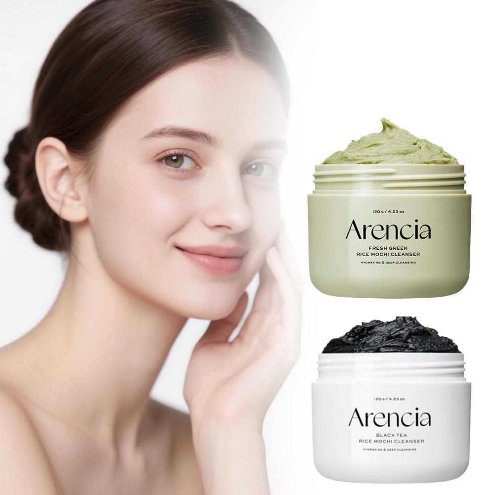 Arencia Rice Mochi Cleanser Cr - Skincare Glad2Glow review and price