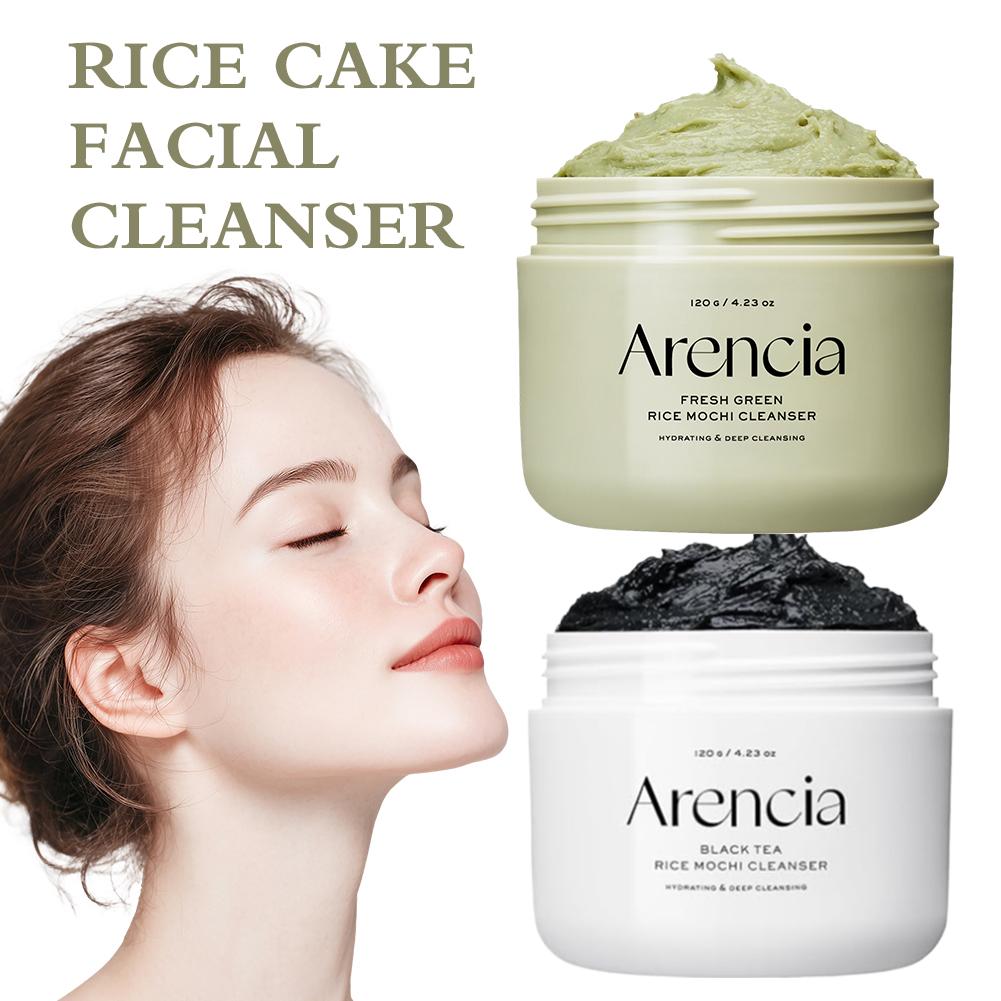 Arencia Rice Mochi Cleanser Cr - Skincare Glad2Glow review and price
