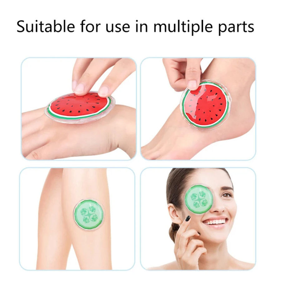Fruit-Themed Reusable Gel Eye  - Cucumber Cooling Gel review and price