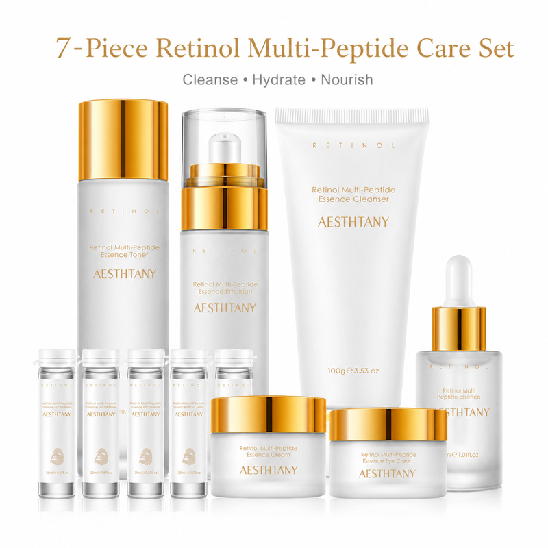 7PCS Retinol Multi-Peptide Ski - Skincare Skintific review and price