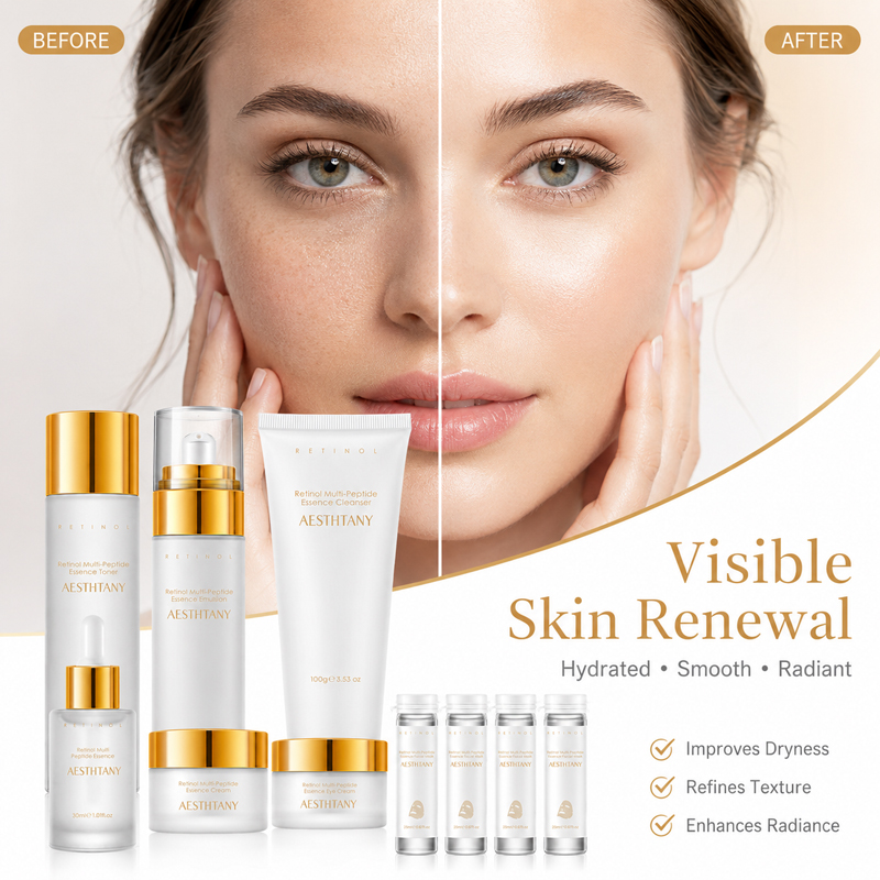 7PCS Retinol Multi-Peptide Ski - Skincare Skintific review and price