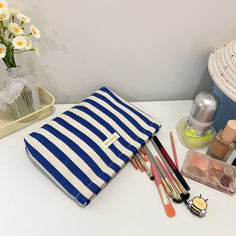 New Striped Makeup Bag for Wom - Skincare D'Alba review and price