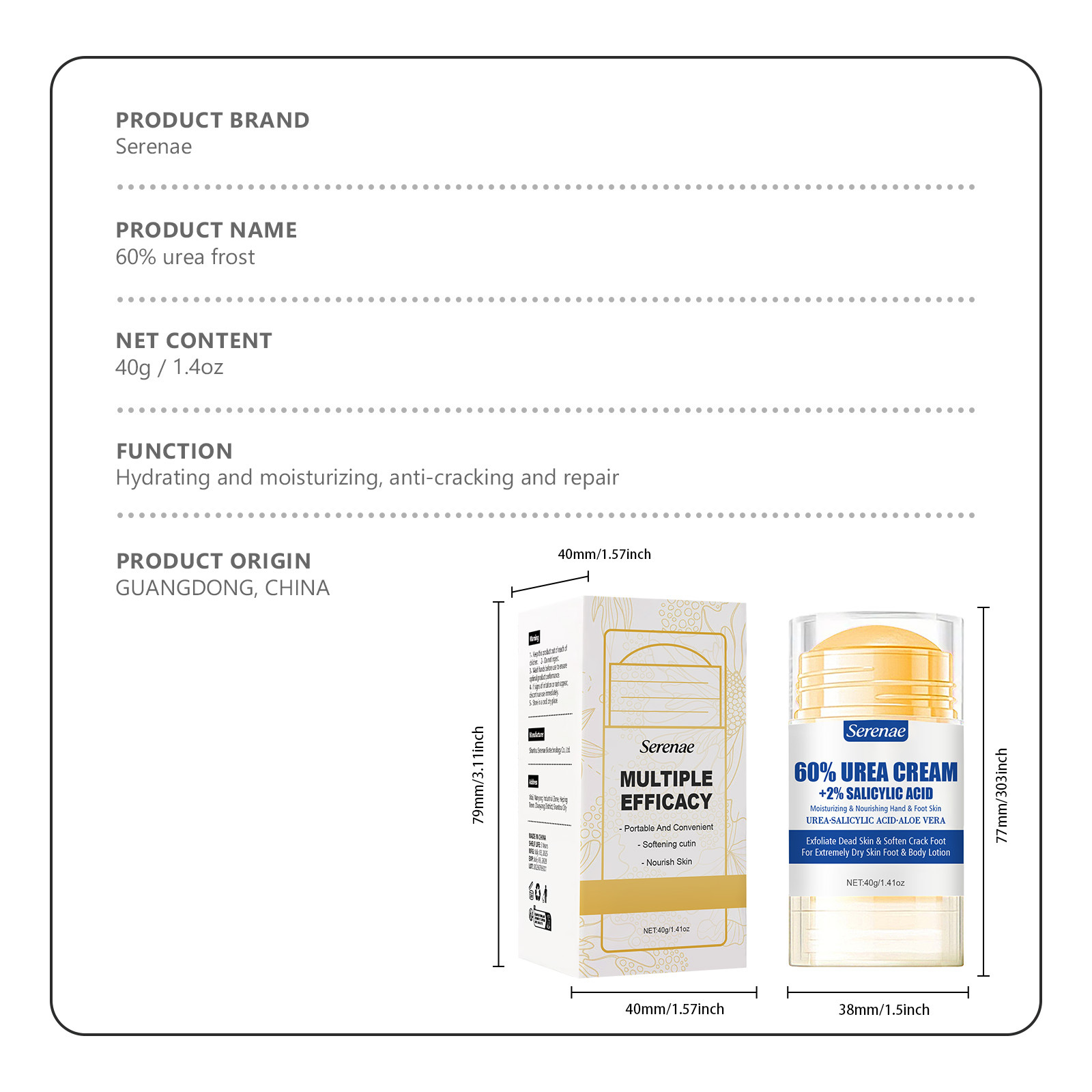 60% Urea Foot Cream + 2% Salic - Azelaic Acid Cream review and price