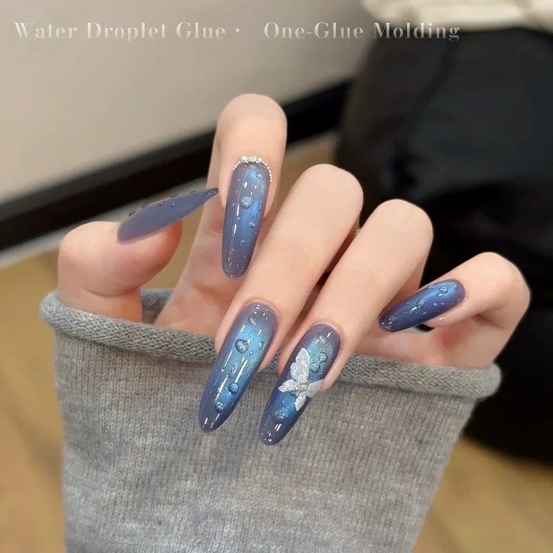 Water Drop Nail Gel Set 3D Cry - Cucumber Cooling Gel review and price