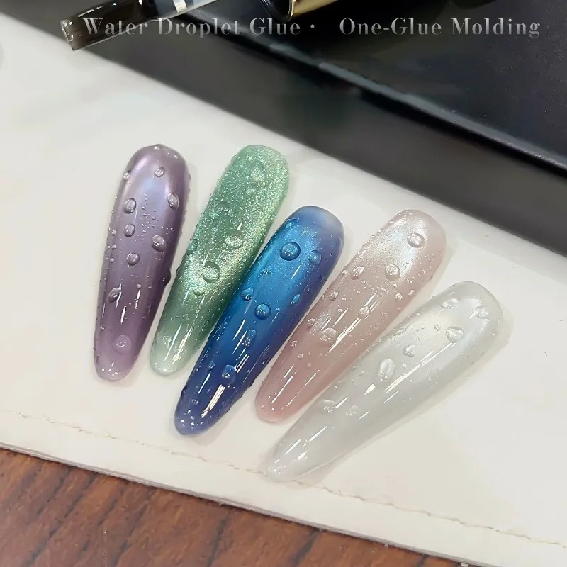 Water Drop Nail Gel Set 3D Cry - Cucumber Cooling Gel review and price