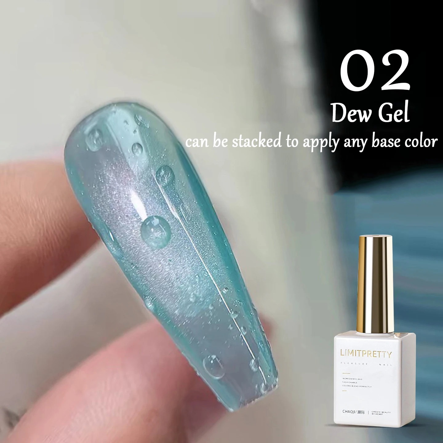 Water Drop Nail Gel Set 3D Cry - Cucumber Cooling Gel review and price