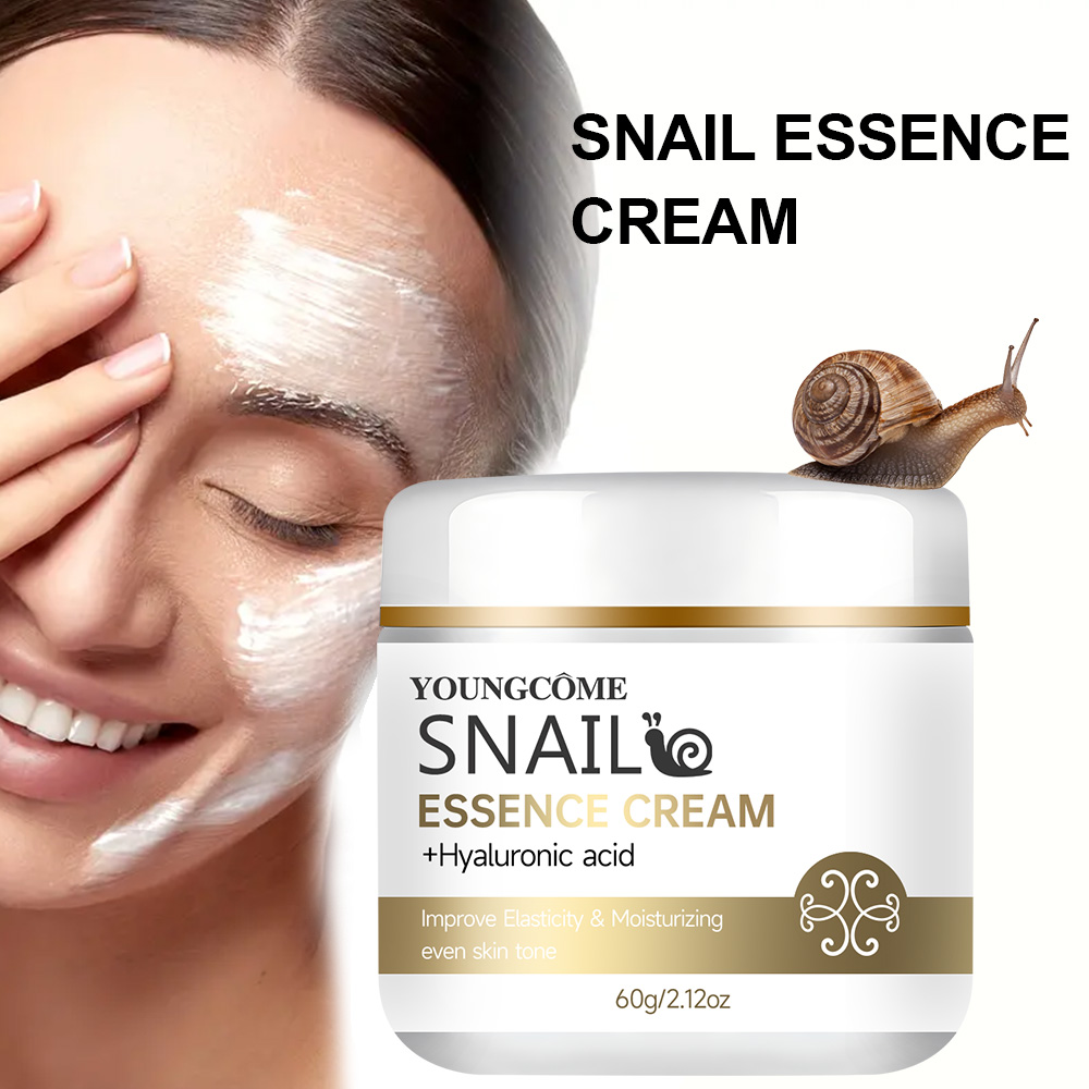 Snail essence cream with hyalu - Skincare Glad2Glow review and price