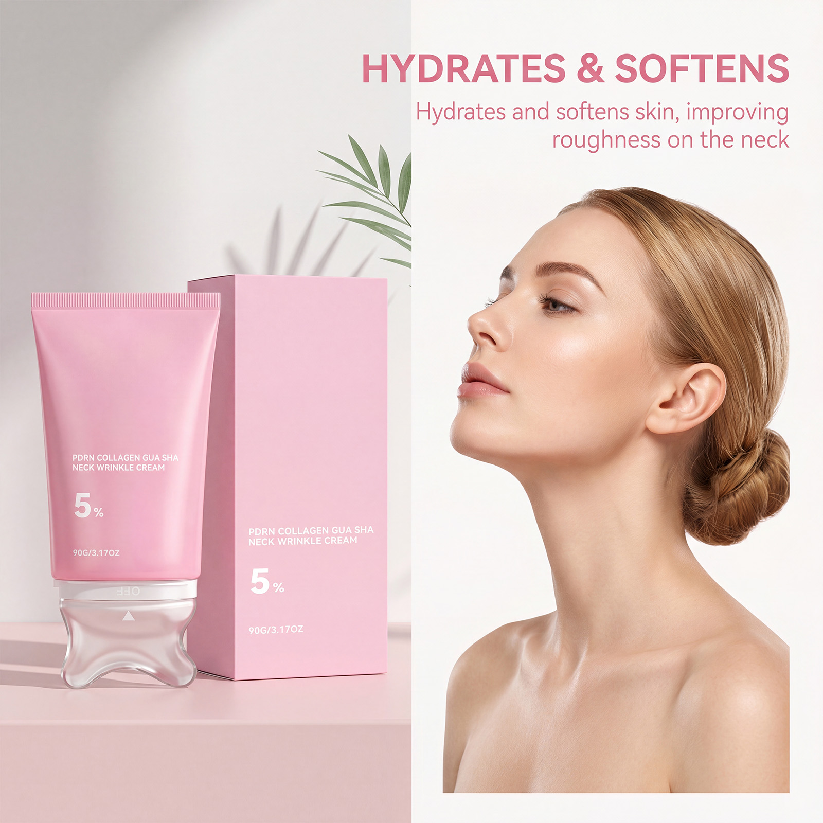 Collagen Neck Cream Massage Li - Skincare Glad2Glow review and price