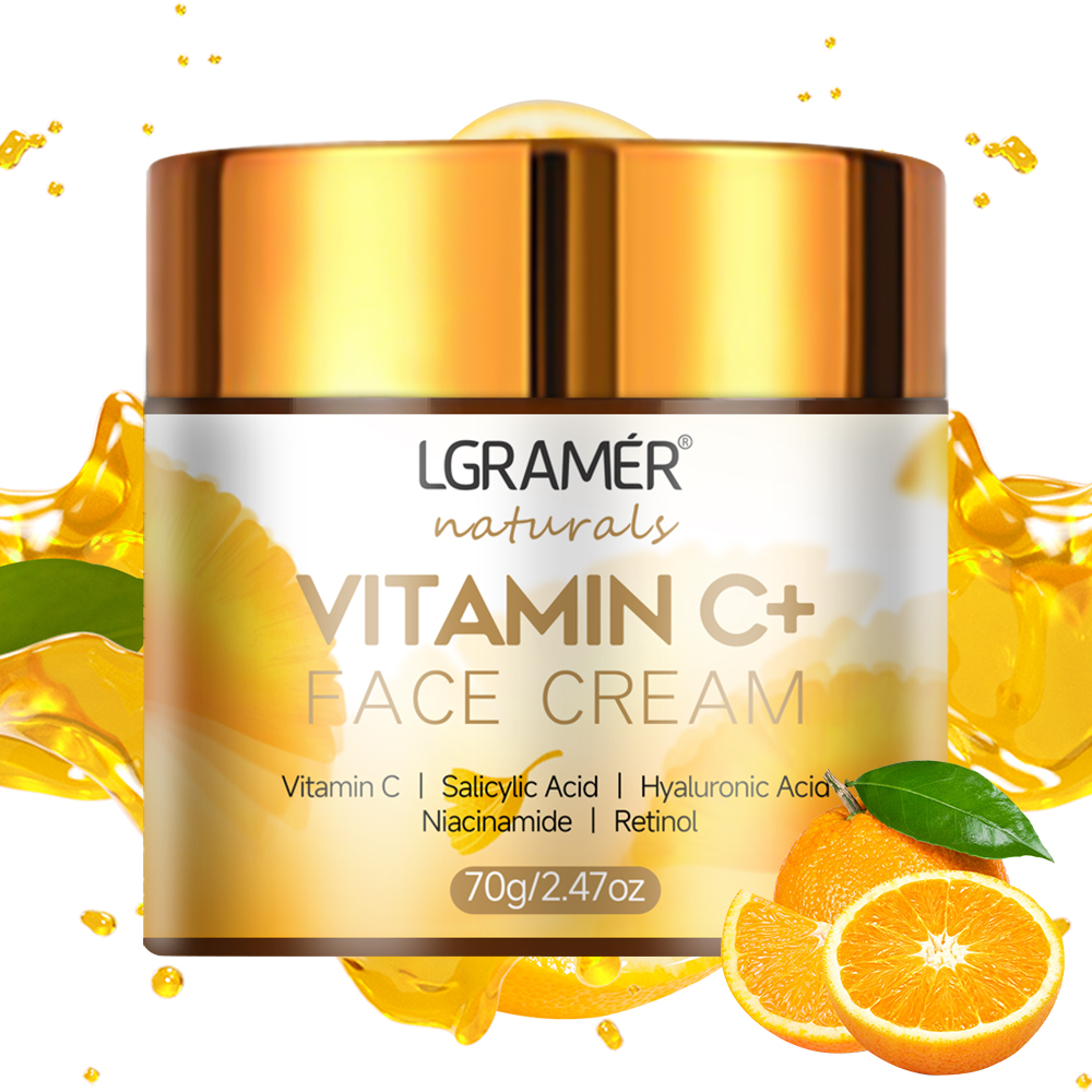 Vitamin C Face Cream Retinol S - Skincare Glad2Glow review and price