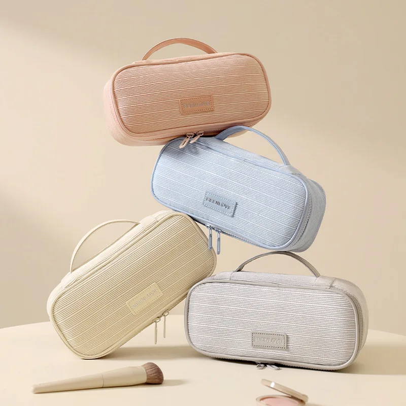 2026 New Corduroy Cosmetic Bag - Skincare D'Alba review and price